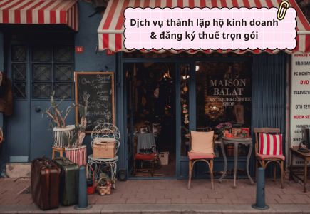 Dịch vụ thành lập hộ kinh doanh cá nhân & đăng ký thuế trọn gói